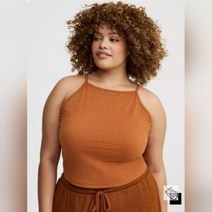 Torrid ☆ Goddess Neck Crop Tank